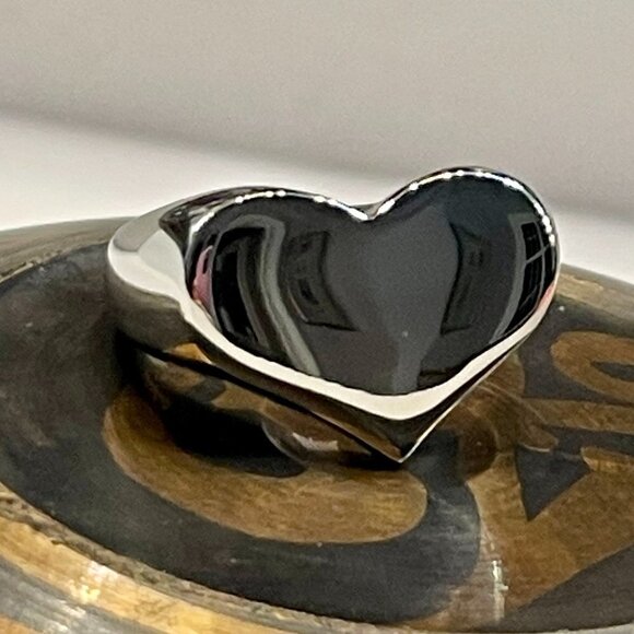 Solid Heart Boho Ring Funky and Chunky #1109 - Picture 7 of 8